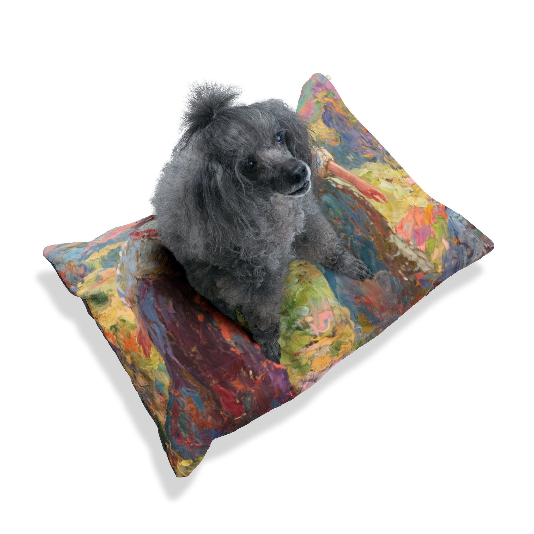 Unify or Divide! Artistic Pet Bed  Cozy Comfort for Your Furry Friend