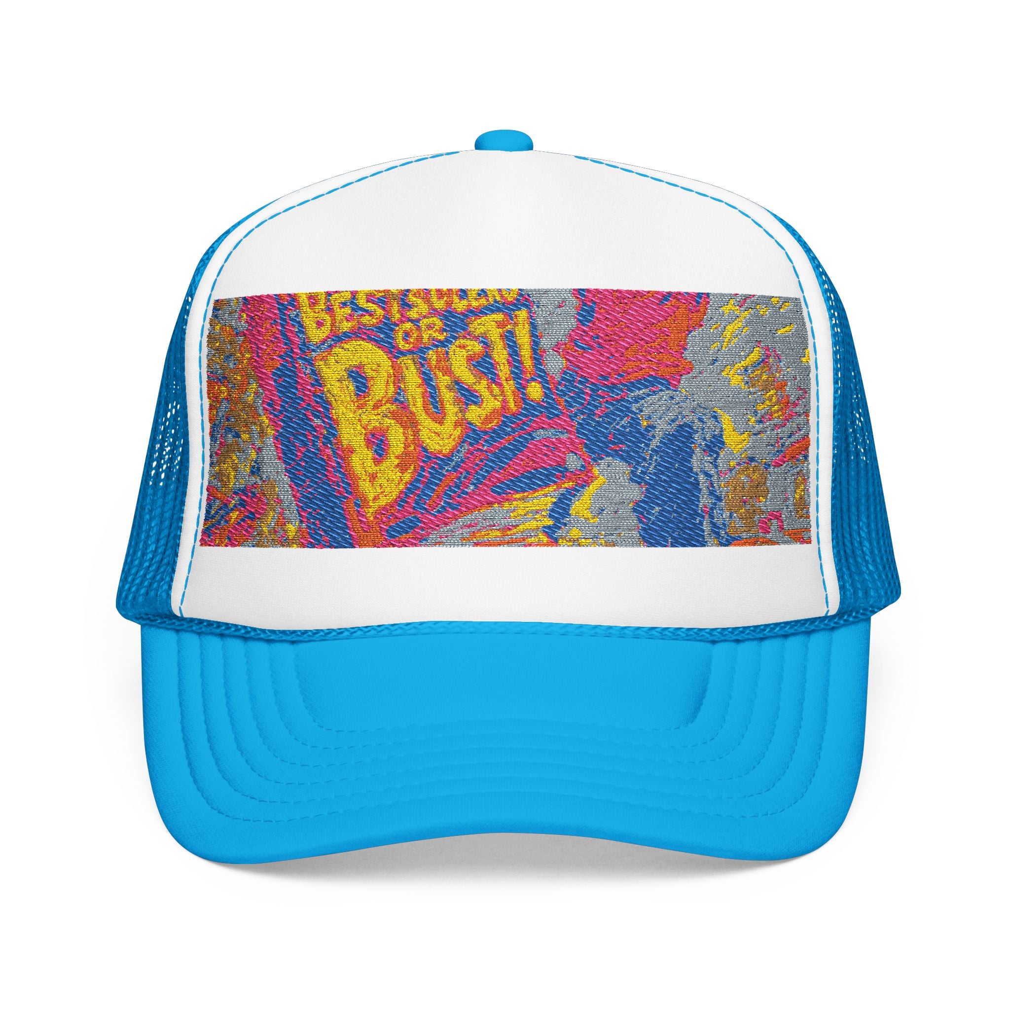 Bestseller 'Bust!' Foam Trucker Hat Embroidery