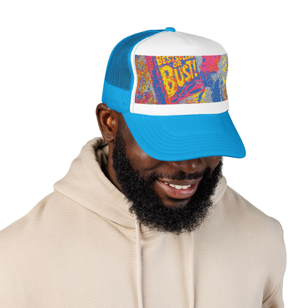 Bestseller 'Bust!' Foam Trucker Hat Embroidery