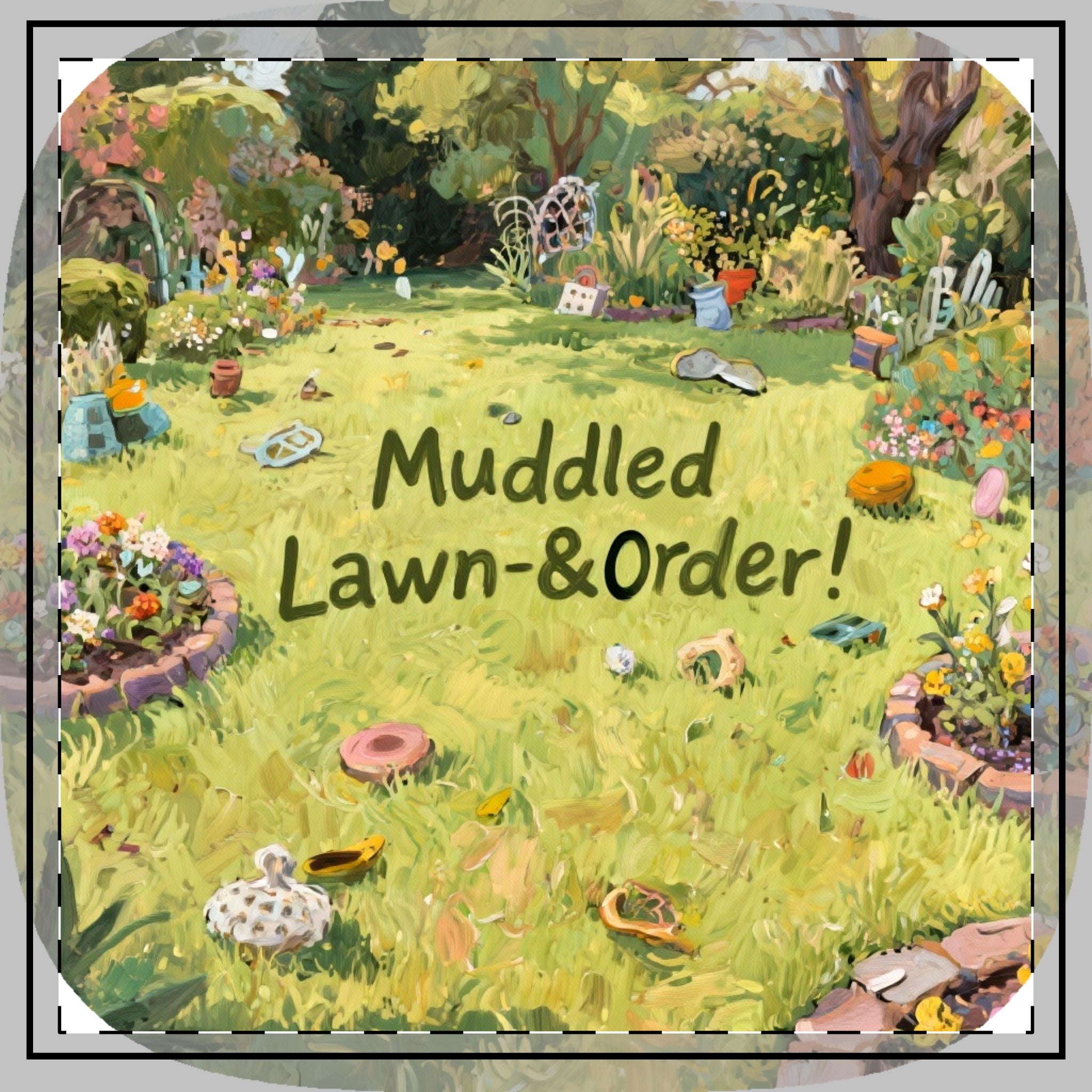 Lawn  Order! Artistic Throw Pillow - Cozy Home Accent