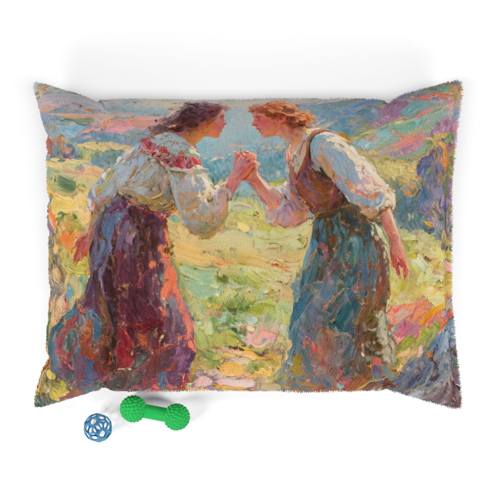 Unify or Divide! Artistic Pet Bed  Cozy Comfort for Your Furry Friend