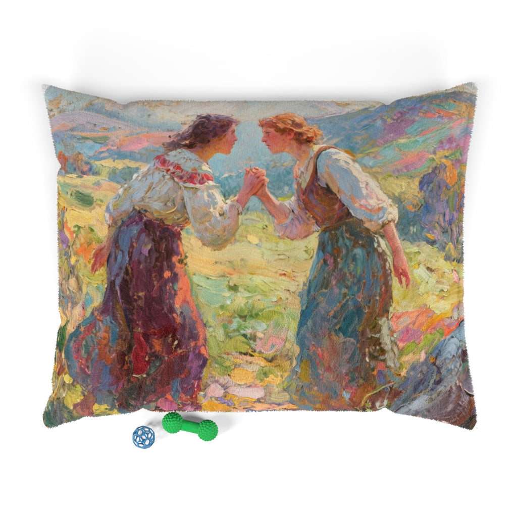 Unify or Divide! Artistic Pet Bed  Cozy Comfort for Your Furry Friend