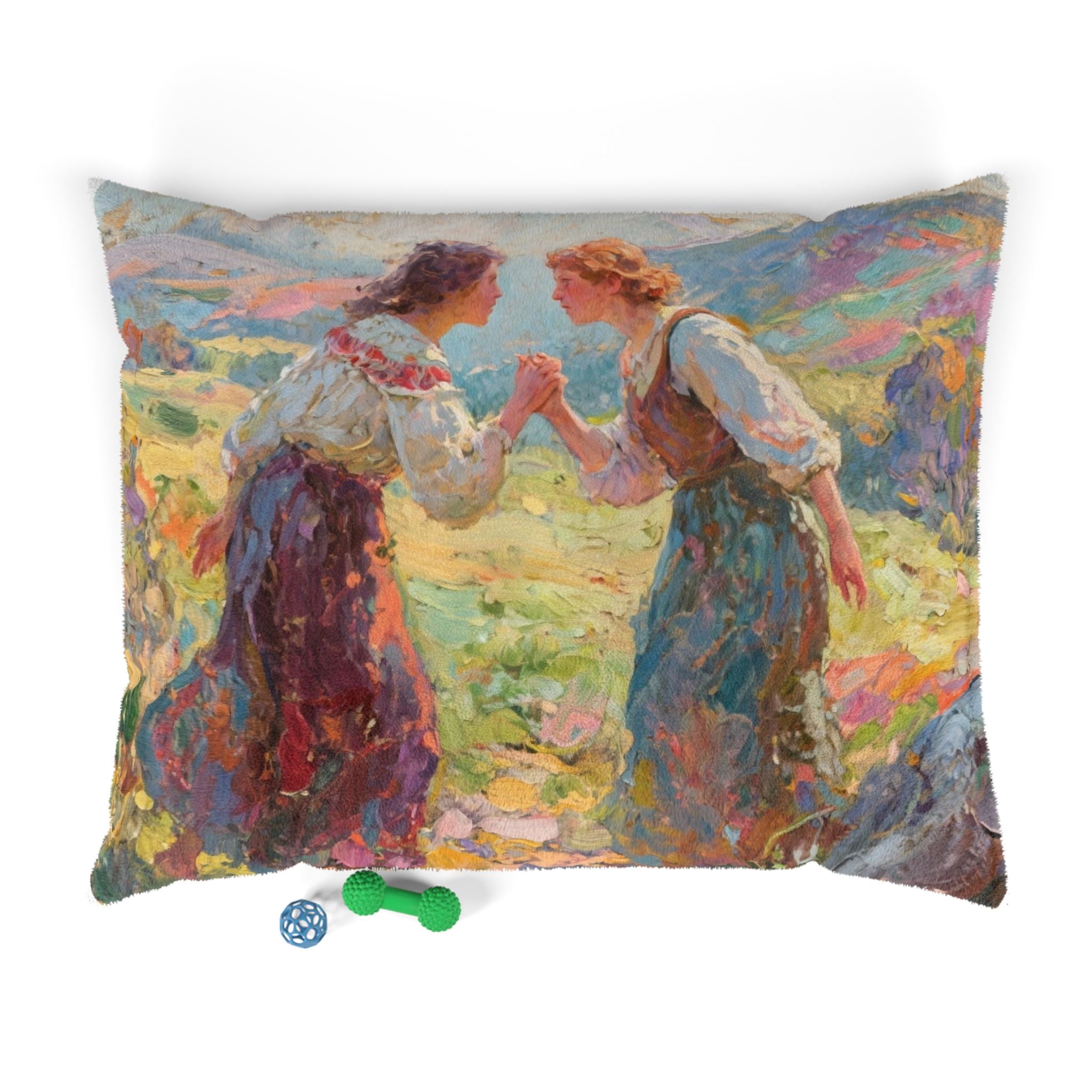 Unify or Divide! Artistic Pet Bed  Cozy Comfort for Your Furry Friend