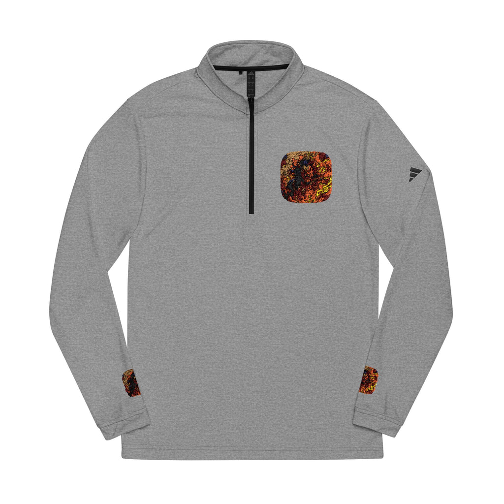 adidas Quarter-Zip Pullover Embroidery