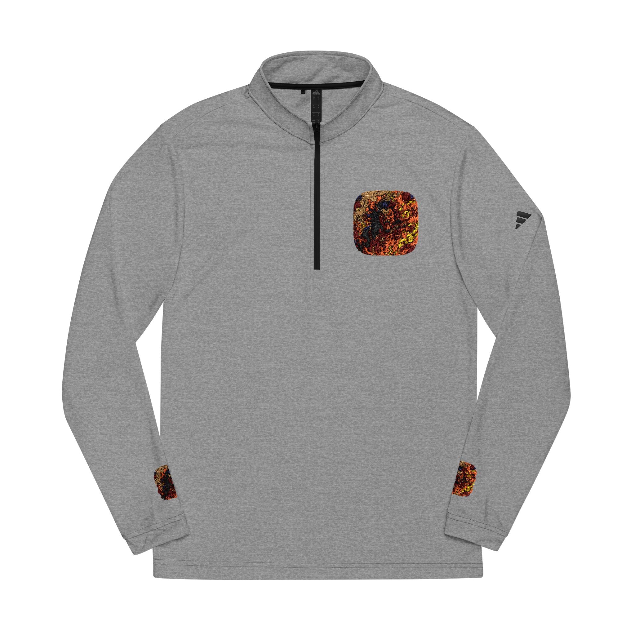 adidas Quarter-Zip Pullover Embroidery