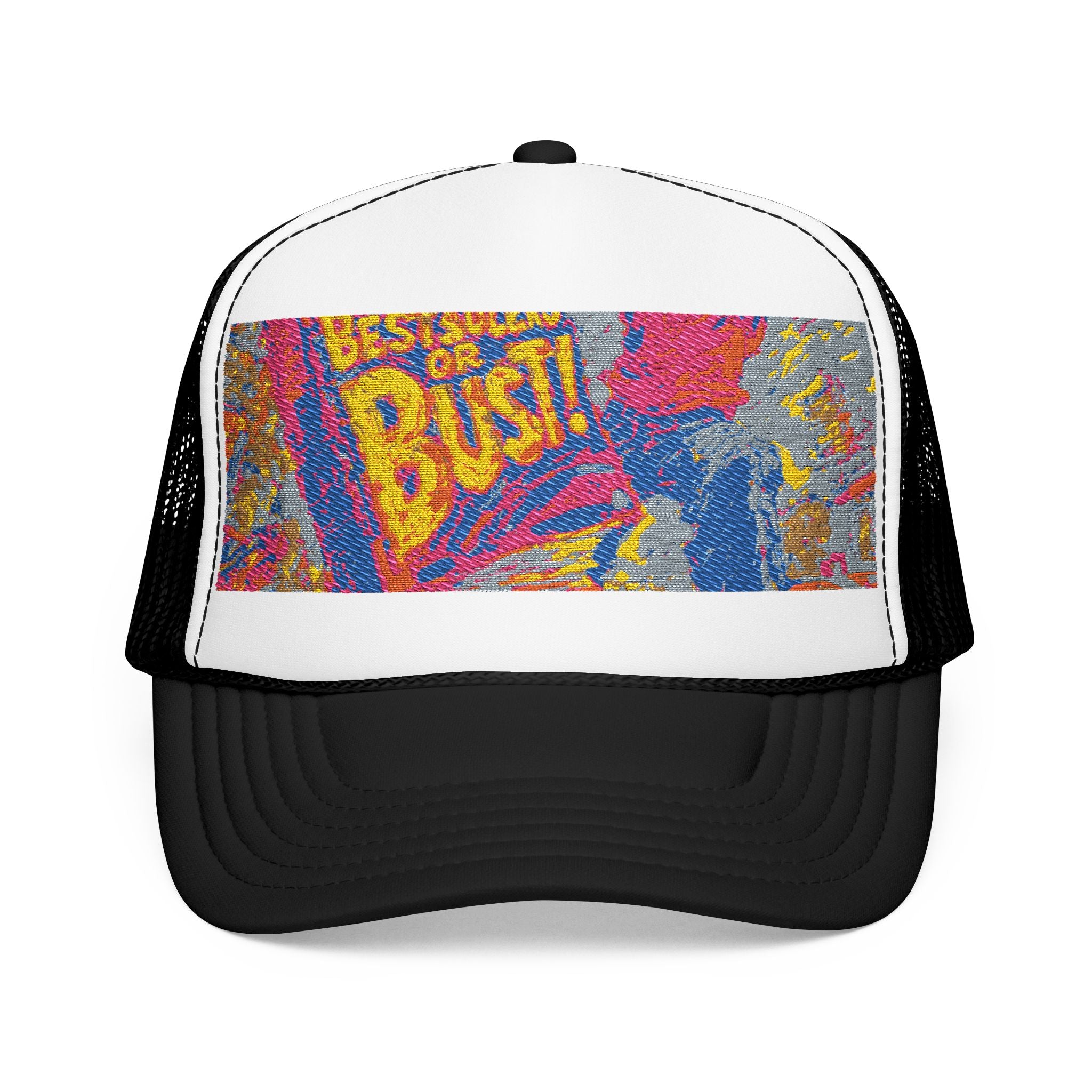 Bestseller 'Bust!' Foam Trucker Hat Embroidery