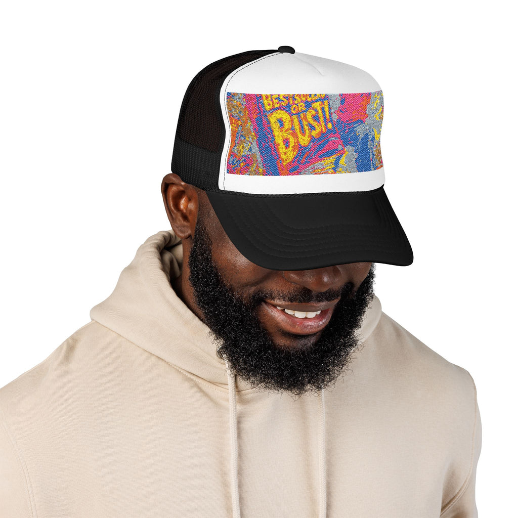 Bestseller 'Bust!' Foam Trucker Hat Embroidery